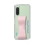Slim Protection Case - STAND & RING RIBBON Sakura Pink［ HATSUNE MIKU - Ribbon - Logo ］