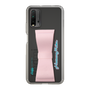 Slim Protection Case - STAND & RING RIBBON Sakura Pink［ HATSUNE MIKU - Ribbon - Logo ］