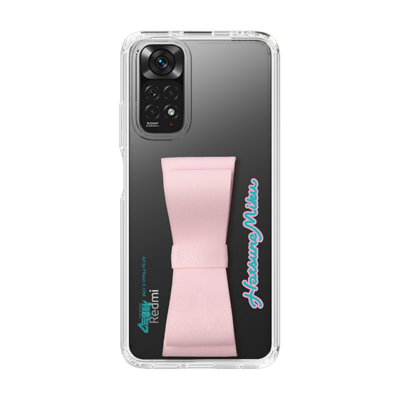 Slim Protection Case - STAND & RING RIBBON Sakura Pink［ HATSUNE MIKU - Ribbon - Logo ］