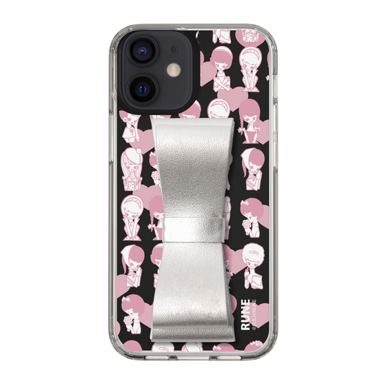 Slim Protection Case - STAND & RING RIBBON Silver［ Rune Naito - RUNE Girl Kids ］