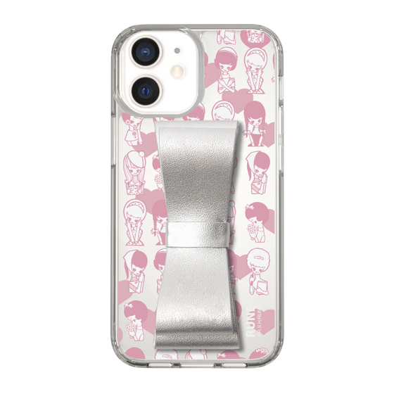 Slim Protection Case - STAND & RING RIBBON Silver［ Rune Naito - RUNE Girl Kids ］