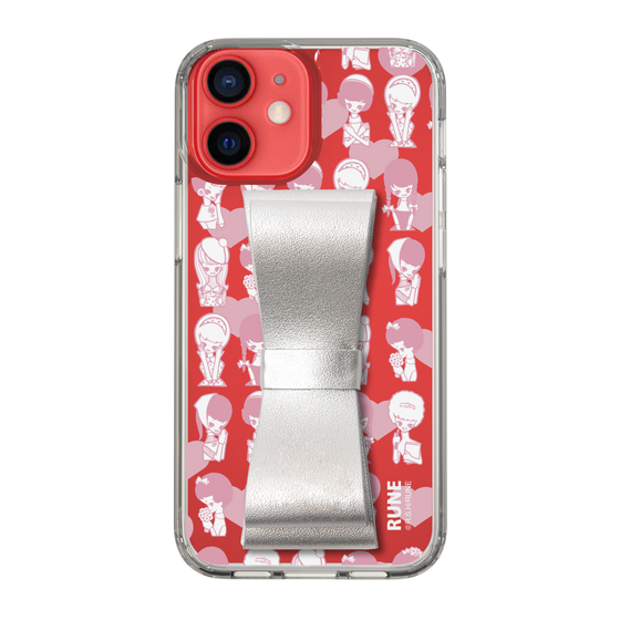 Slim Protection Case - STAND & RING RIBBON Silver［ Rune Naito - RUNE Girl Kids ］