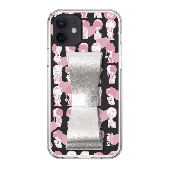 Slim Protection Case - STAND & RING RIBBON Silver［ Rune Naito - RUNE Girl Kids ］
