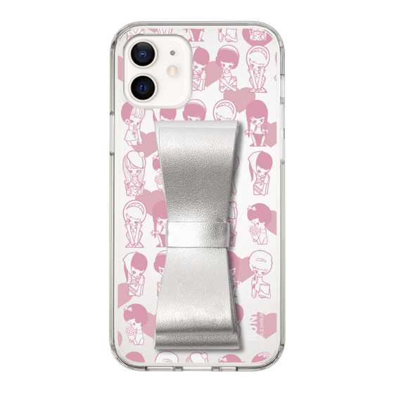 Slim Protection Case - STAND & RING RIBBON Silver［ Rune Naito - RUNE Girl Kids ］