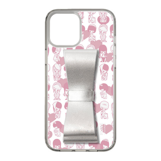 Slim Protection Case - STAND & RING RIBBON Silver［ Rune Naito - RUNE Girl Kids ］