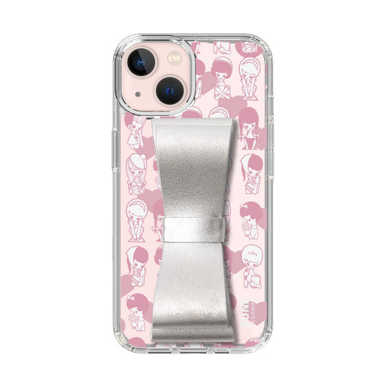 Slim Protection Case - STAND & RING RIBBON Silver［ Rune Naito - RUNE Girl Kids ］