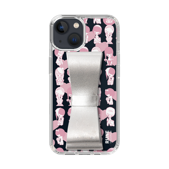 Slim Protection Case - STAND & RING RIBBON Silver［ Rune Naito - RUNE Girl Kids ］