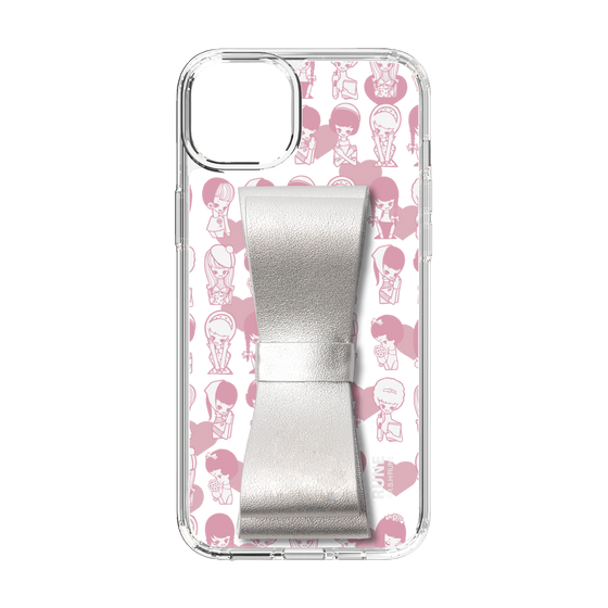 Slim Protection Case - STAND & RING RIBBON Silver［ Rune Naito - RUNE Girl Kids ］