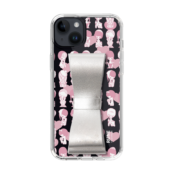 Slim Protection Case - STAND & RING RIBBON Silver［ Rune Naito - RUNE Girl Kids ］