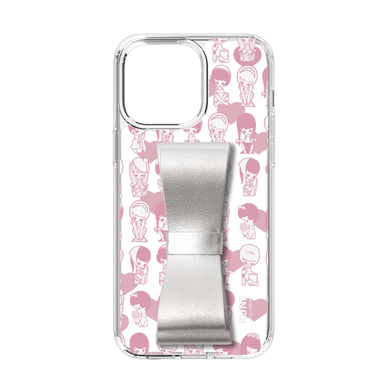 Slim Protection Case - STAND & RING RIBBON Silver［ Rune Naito - RUNE Girl Kids ］