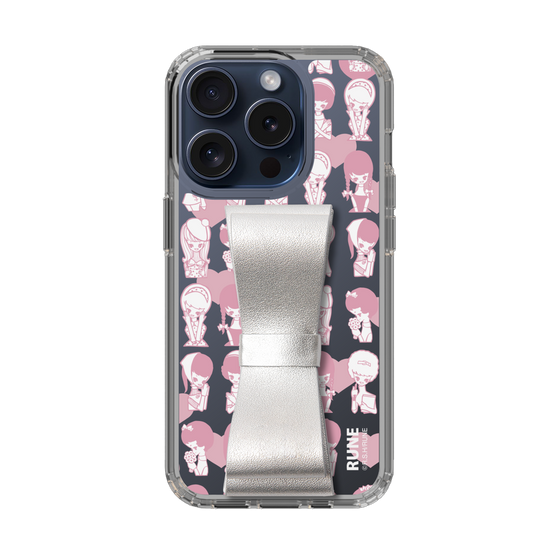 Slim Protection Case - STAND & RING RIBBON Silver［ Rune Naito - RUNE Girl Kids ］