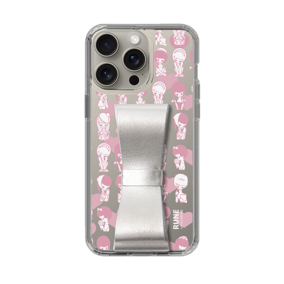 Slim Protection Case - STAND & RING RIBBON Silver［ Rune Naito - RUNE Girl Kids ］