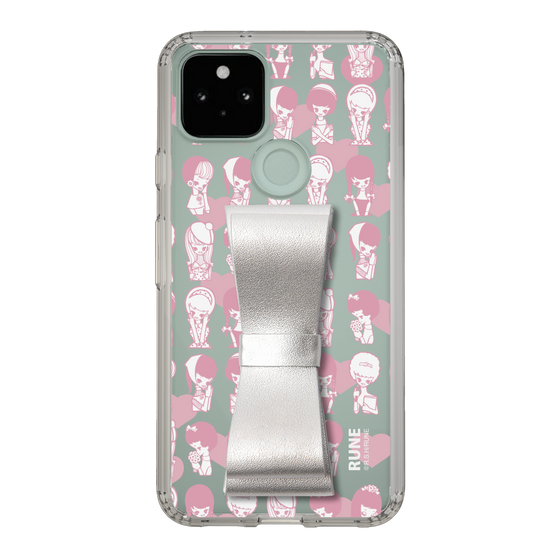 Slim Protection Case - STAND & RING RIBBON Silver［ Rune Naito - RUNE Girl Kids ］