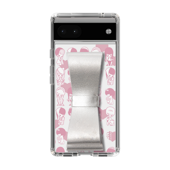 Slim Protection Case - STAND & RING RIBBON Silver［ Rune Naito - RUNE Girl Kids ］