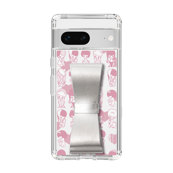 Slim Protection Case - STAND & RING RIBBON Silver［ Rune Naito - RUNE Girl Kids ］