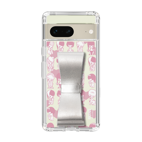 Slim Protection Case - STAND & RING RIBBON Silver［ Rune Naito - RUNE Girl Kids ］