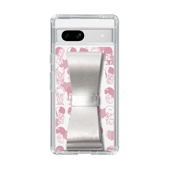 Slim Protection Case - STAND & RING RIBBON Silver［ Rune Naito - RUNE Girl Kids ］