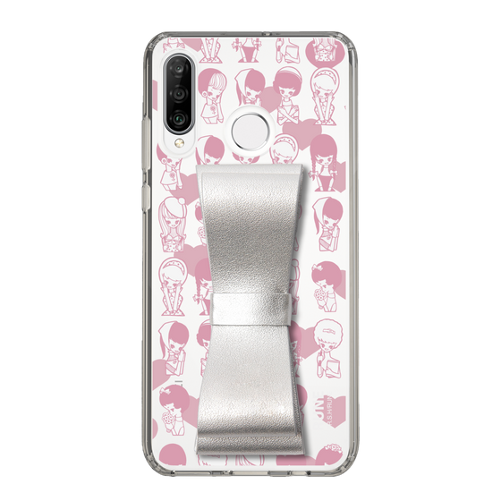 Slim Protection Case - STAND & RING RIBBON Silver［ Rune Naito - RUNE Girl Kids ］