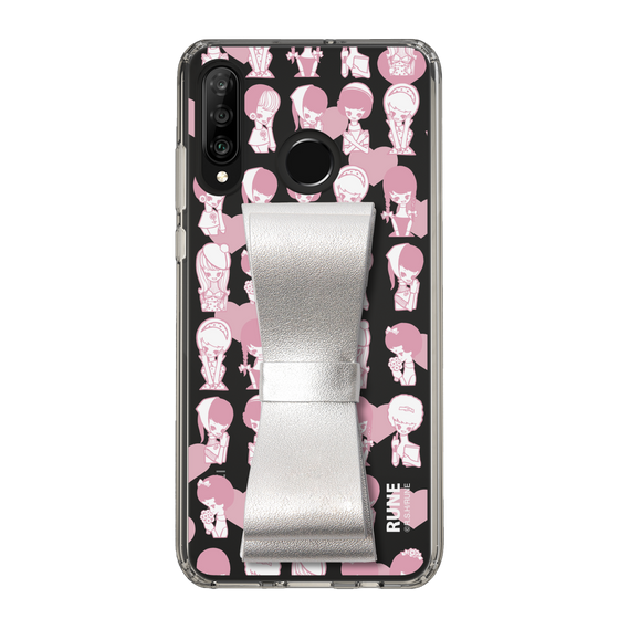 Slim Protection Case - STAND & RING RIBBON Silver［ Rune Naito - RUNE Girl Kids ］