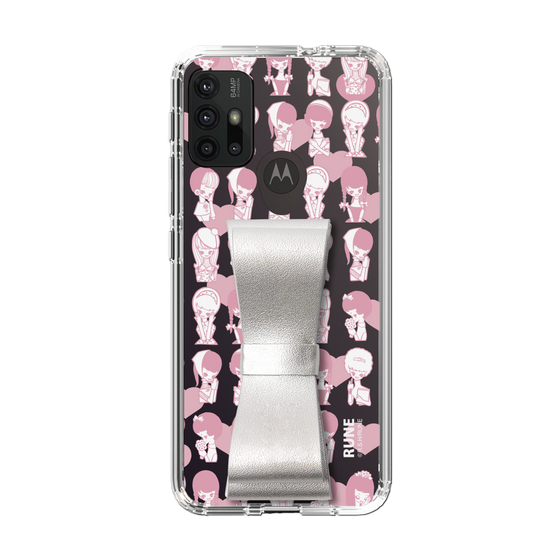 Slim Protection Case - STAND & RING RIBBON Silver［ Rune Naito - RUNE Girl Kids ］