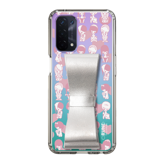 Slim Protection Case - STAND & RING RIBBON Silver［ Rune Naito - RUNE Girl Kids ］