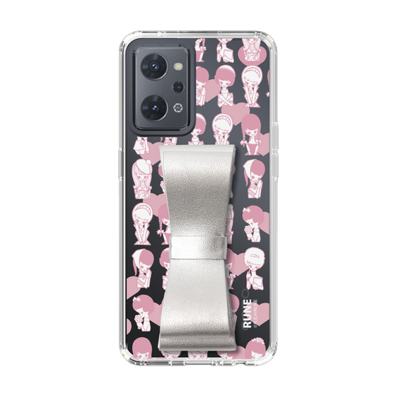 Slim Protection Case - STAND & RING RIBBON Silver［ Rune Naito - RUNE Girl Kids ］