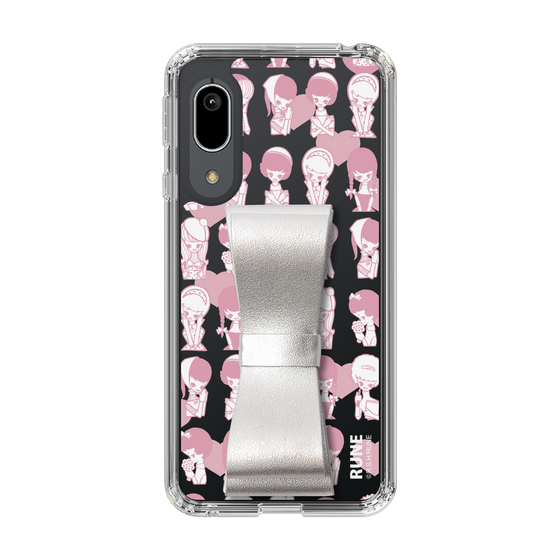Slim Protection Case - STAND & RING RIBBON Silver［ Rune Naito - RUNE Girl Kids ］