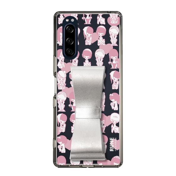 Slim Protection Case - STAND & RING RIBBON Silver［ Rune Naito - RUNE Girl Kids ］