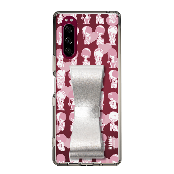 Slim Protection Case - STAND & RING RIBBON Silver［ Rune Naito - RUNE Girl Kids ］