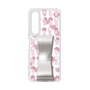 Slim Protection Case - STAND & RING RIBBON Silver［ Rune Naito - RUNE Girl Kids ］