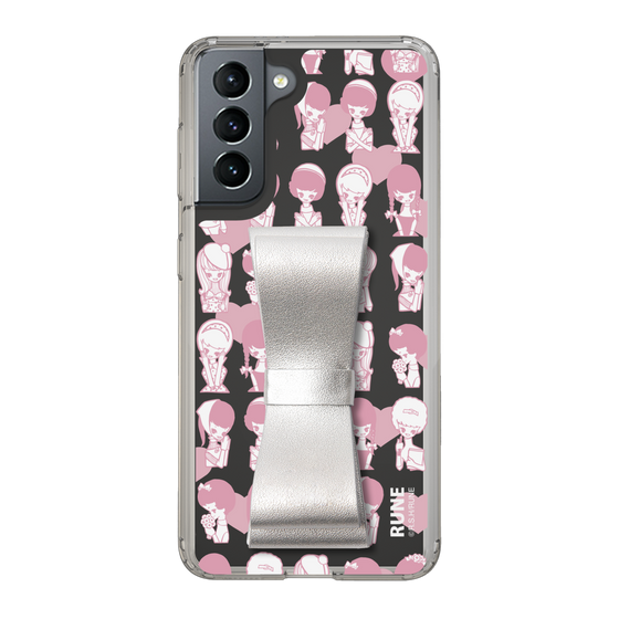 Slim Protection Case - STAND & RING RIBBON Silver［ Rune Naito - RUNE Girl Kids ］
