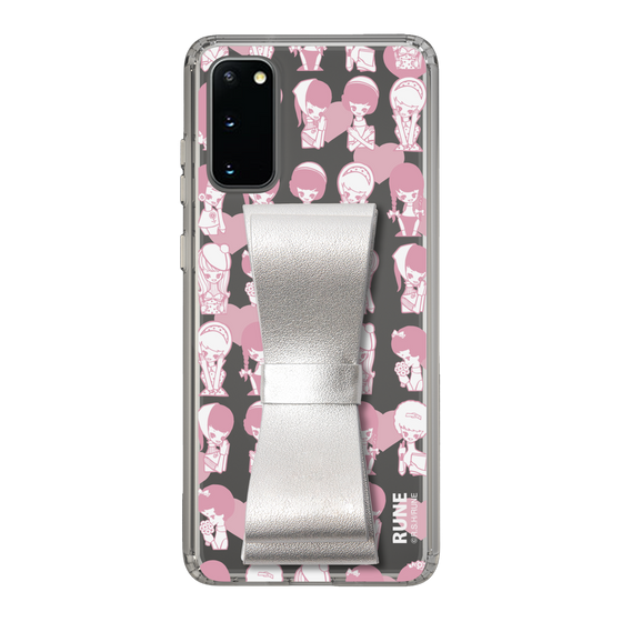 Slim Protection Case - STAND & RING RIBBON Silver［ Rune Naito - RUNE Girl Kids ］