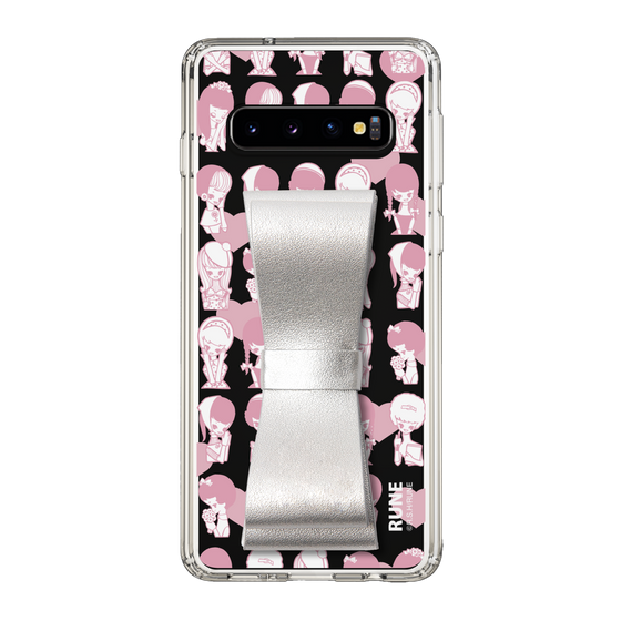 Slim Protection Case - STAND & RING RIBBON Silver［ Rune Naito - RUNE Girl Kids ］
