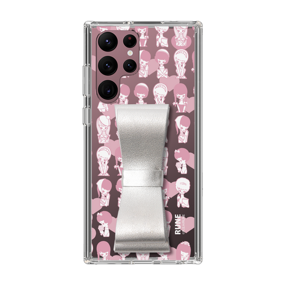 Slim Protection Case - STAND & RING RIBBON Silver［ Rune Naito - RUNE Girl Kids ］