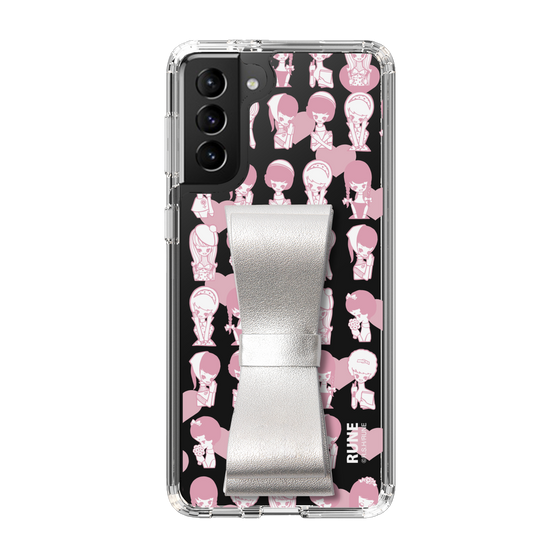 Slim Protection Case - STAND & RING RIBBON Silver［ Rune Naito - RUNE Girl Kids ］
