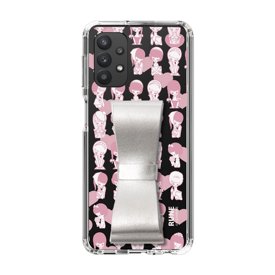 Slim Protection Case - STAND & RING RIBBON Silver［ Rune Naito - RUNE Girl Kids ］