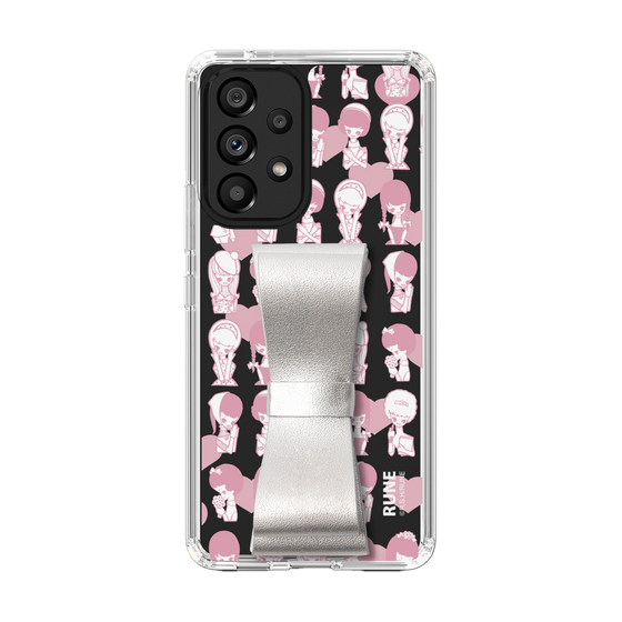 Slim Protection Case - STAND & RING RIBBON Silver［ Rune Naito - RUNE Girl Kids ］