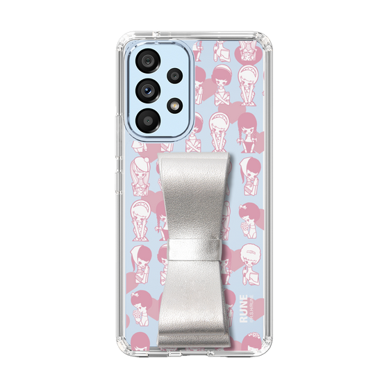 Slim Protection Case - STAND & RING RIBBON Silver［ Rune Naito - RUNE Girl Kids ］