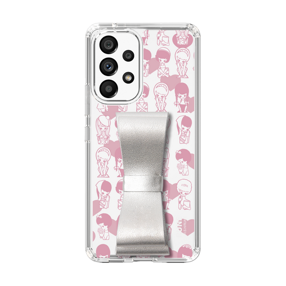 Slim Protection Case - STAND & RING RIBBON Silver［ Rune Naito - RUNE Girl Kids ］