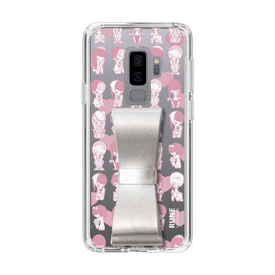 Slim Protection Case - STAND & RING RIBBON Silver［ Rune Naito - RUNE Girl Kids ］
