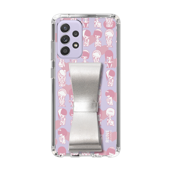 Slim Protection Case - STAND & RING RIBBON Silver［ Rune Naito - RUNE Girl Kids ］