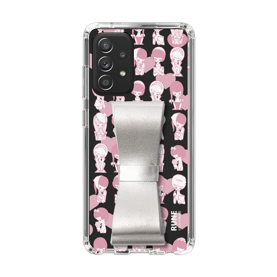 Slim Protection Case - STAND & RING RIBBON Silver［ Rune Naito - RUNE Girl Kids ］