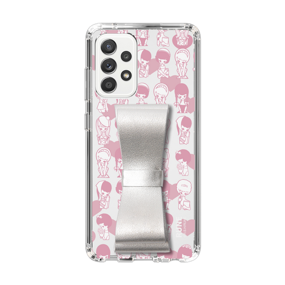 Slim Protection Case - STAND & RING RIBBON Silver［ Rune Naito - RUNE Girl Kids ］