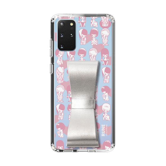 Slim Protection Case - STAND & RING RIBBON Silver［ Rune Naito - RUNE Girl Kids ］