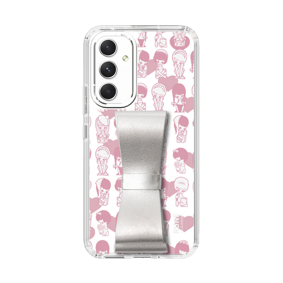 Slim Protection Case - STAND & RING RIBBON Silver［ Rune Naito - RUNE Girl Kids ］