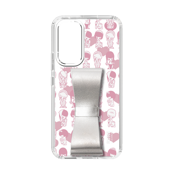 Slim Protection Case - STAND & RING RIBBON Silver［ Rune Naito - RUNE Girl Kids ］