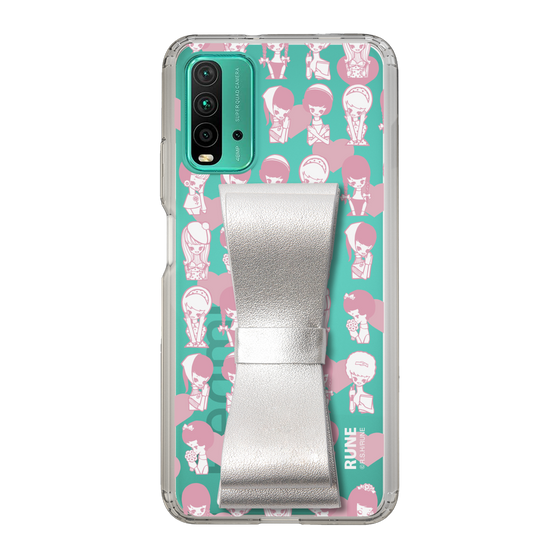 Slim Protection Case - STAND & RING RIBBON Silver［ Rune Naito - RUNE Girl Kids ］