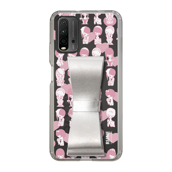 Slim Protection Case - STAND & RING RIBBON Silver［ Rune Naito - RUNE Girl Kids ］