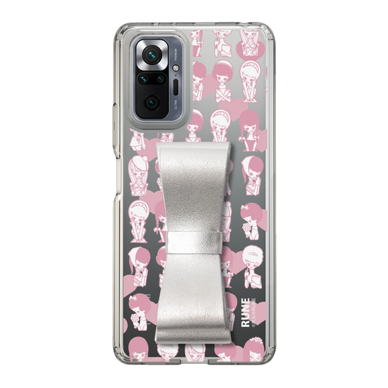 Slim Protection Case - STAND & RING RIBBON Silver［ Rune Naito - RUNE Girl Kids ］