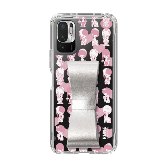 Slim Protection Case - STAND & RING RIBBON Silver［ Rune Naito - RUNE Girl Kids ］